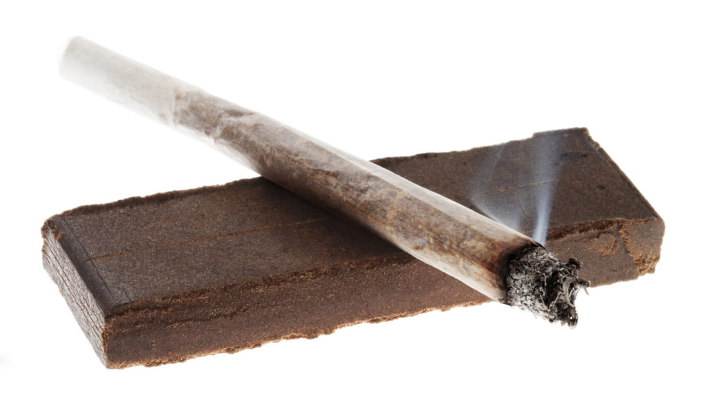 A blunt made with hash 